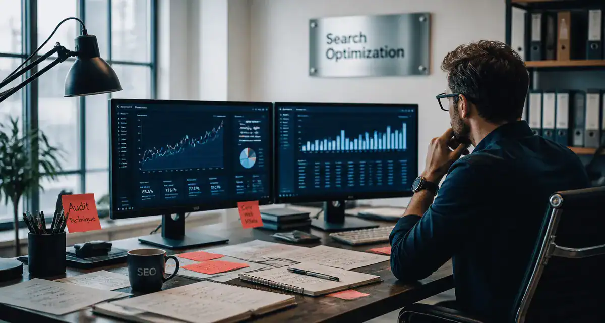 search optimization consultant analyse graphiques