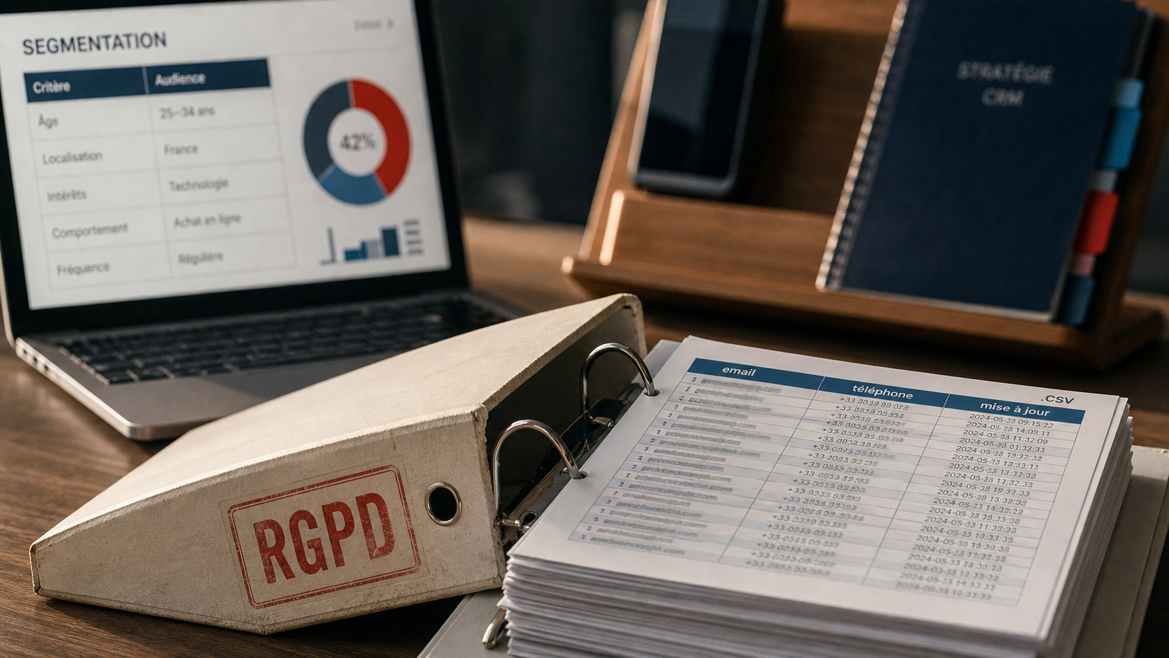 Achat fichier prospection RGPD livré en 24 à 48h, contacts Excel CSV