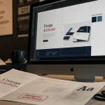 Devenir designer graphique : bureau, affiches et maquette