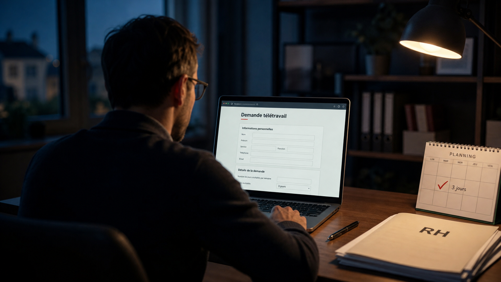 Fonction publique télétravail : demande 3 jours maximum, bureau à domicile