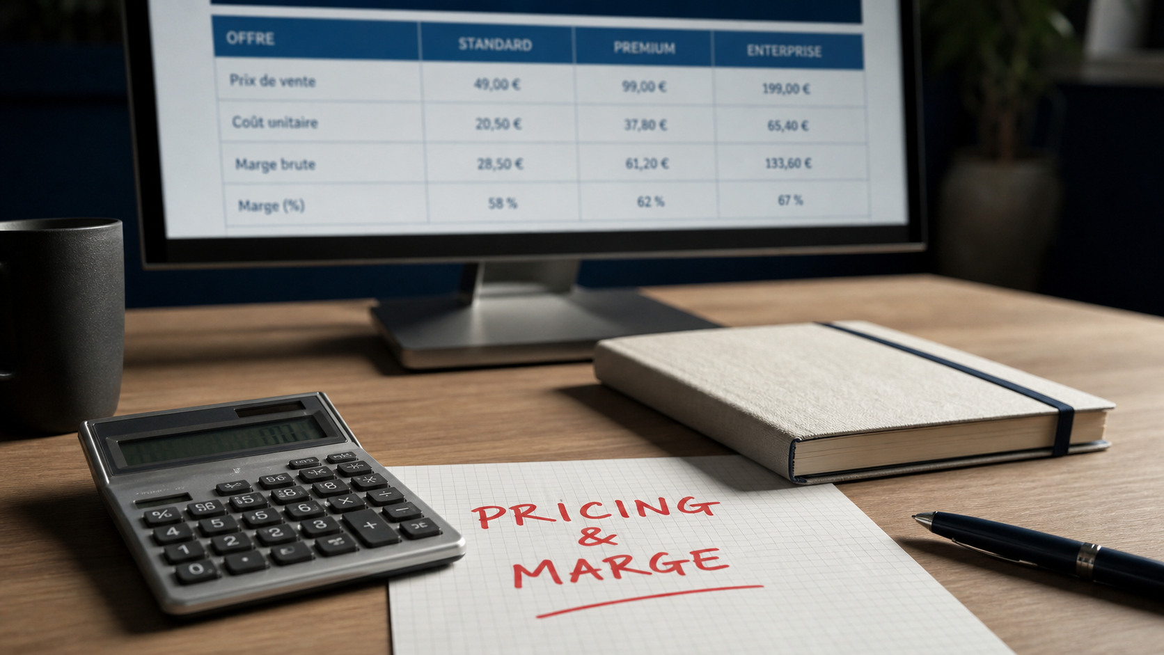 Pricing definition : prix juste, coûts, valeur perçue et marge