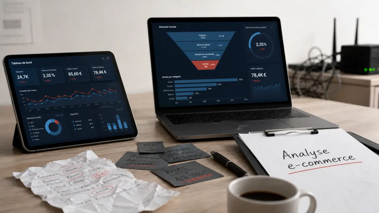 Analyse site e commerce : trafic, UX et ventes