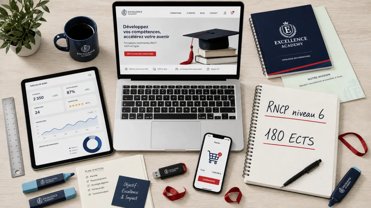 Bachelor e commerce en alternance, RNCP niveau 6, 180 ECTS