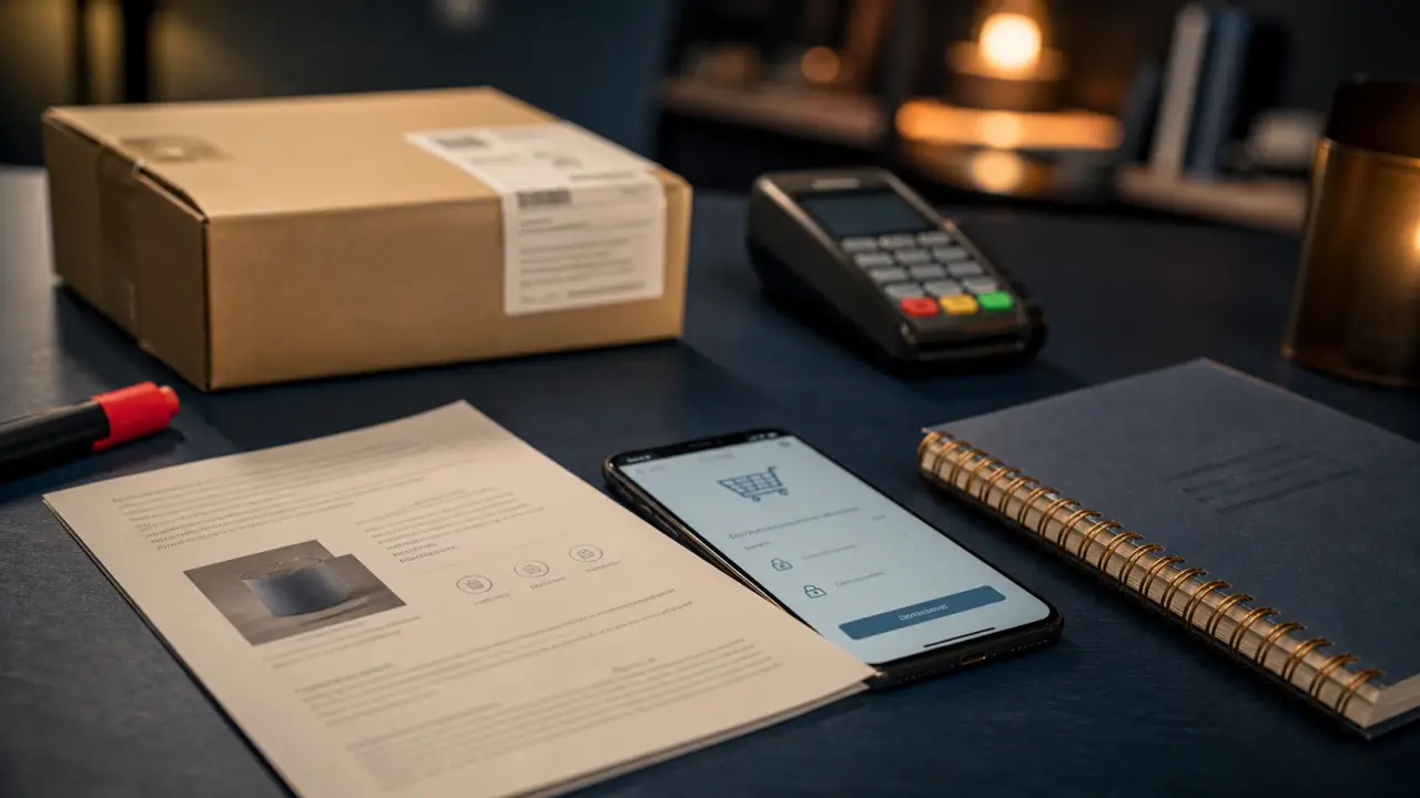 Description e commerce : fiche produit, panier et paiement sécurisé