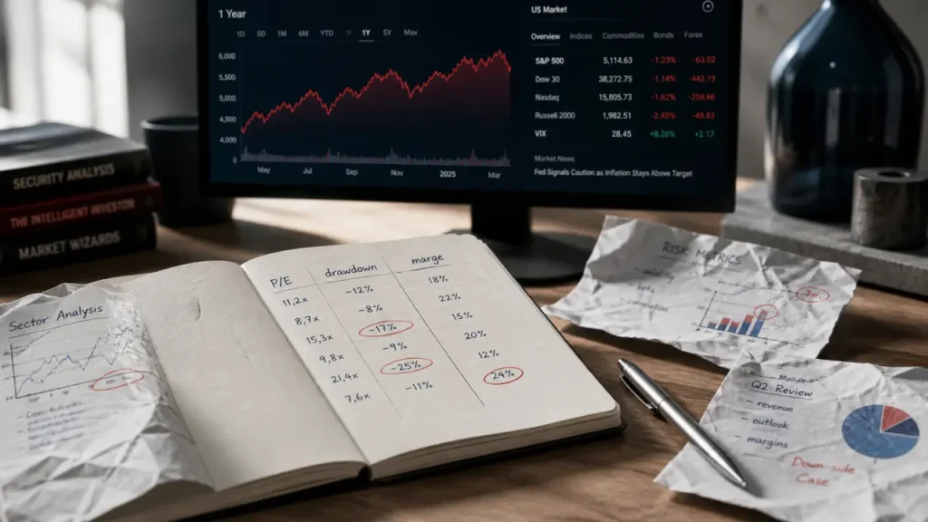 Capitalisation, P/E et ETF : trier les e-commerce stocks sans se tromper