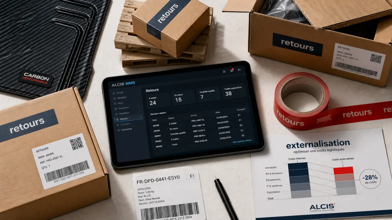Externalisation logistique e commerce : coûts, WMS et critères