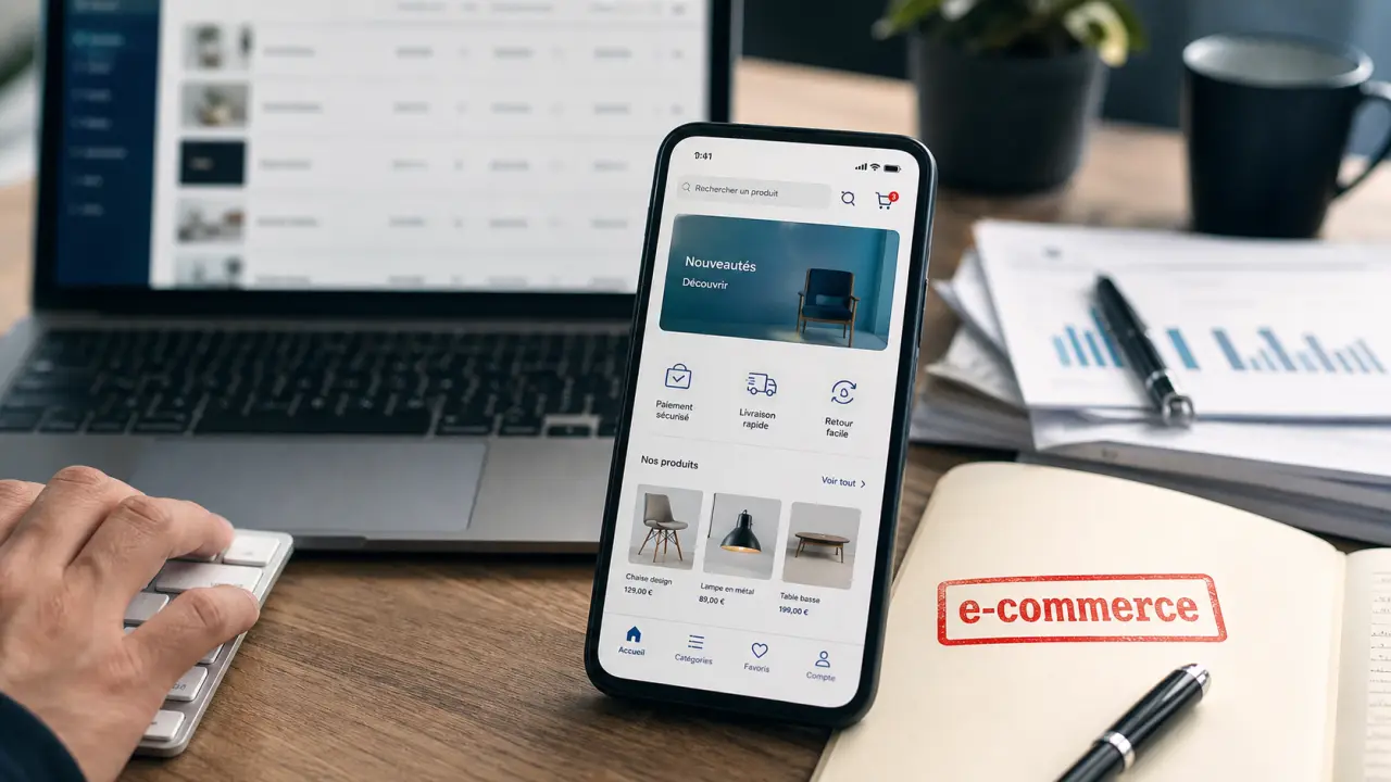 ionos e commerce : paiements et panier multicanal sur smartphone
