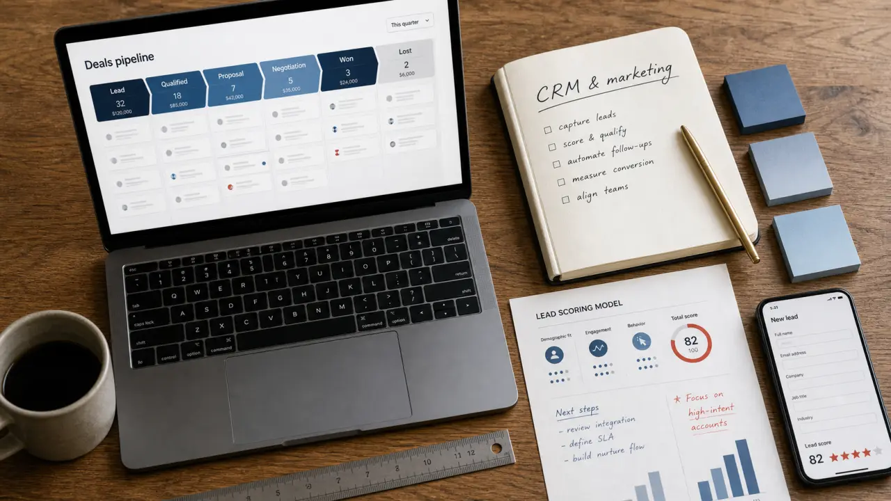 Meilleurs CRM intégration outils marketing : automatisation pipeline ventes et formulaires