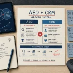 Mesure visibilité IA avec outils AEO intégration plateformes marketing CRM (AEO CRM).