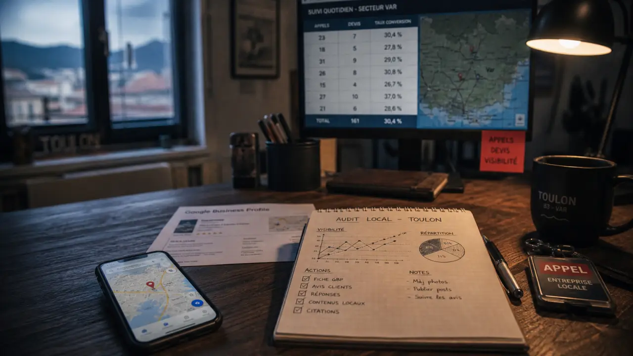 seo local toulon : Google Maps pour appels et devis