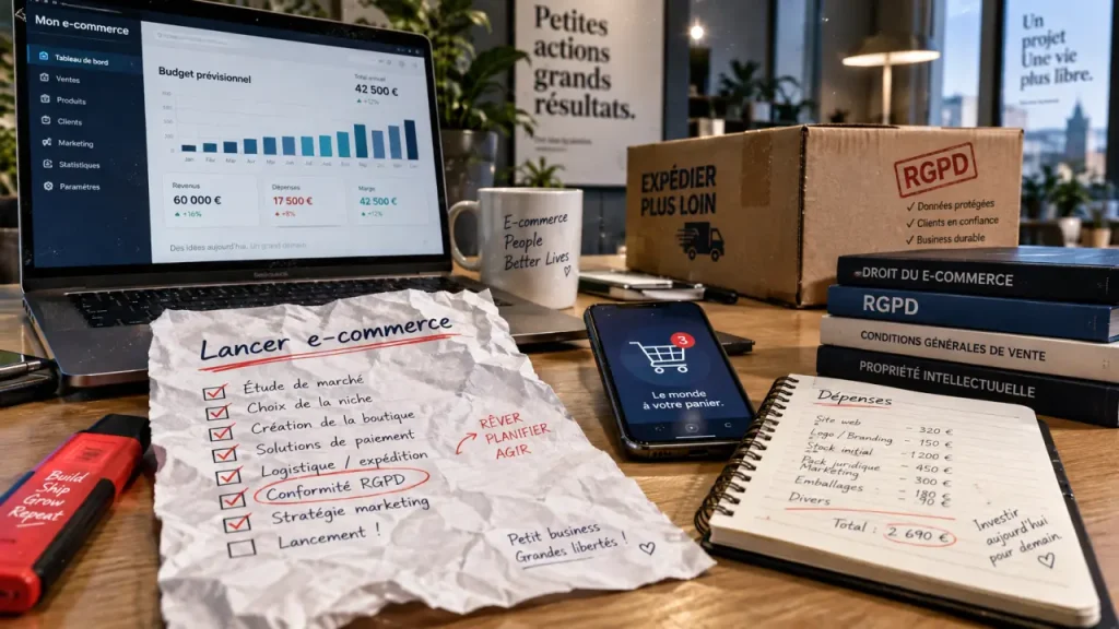 Lancer un e-commerce commence par 6 décisions, pas par la création du site