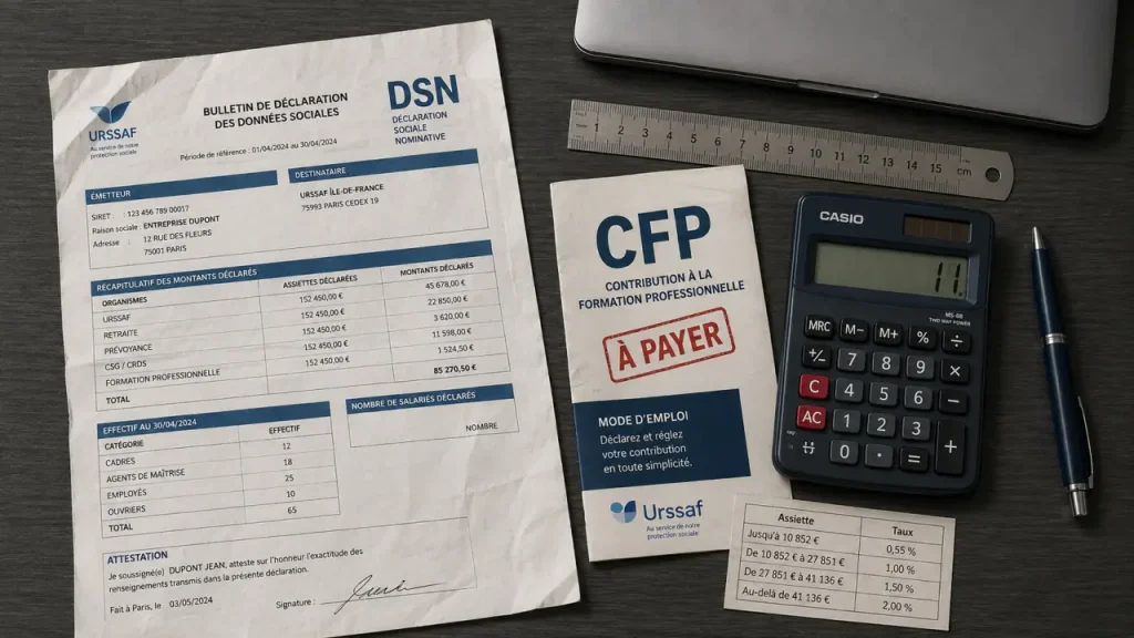 0,55 % ou 1 % : la contribution à la formation professionnelle sans erreur de DSN