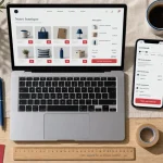 Createur de site e commerce : maquette boutique et tunnel de commande