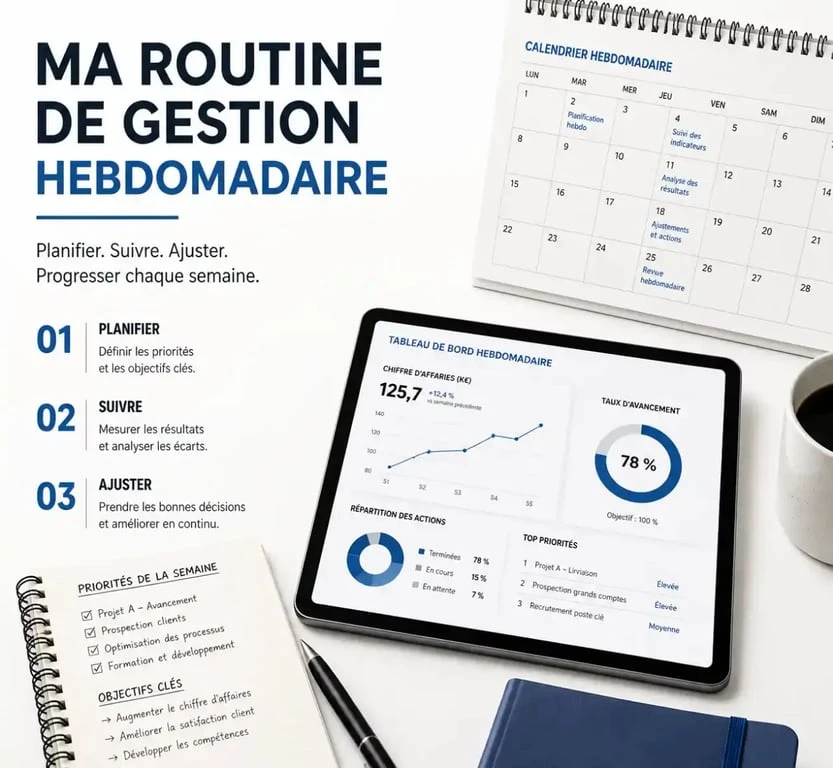 Routine de gestion et lecture stratégique pour les professionnels du e-commerce