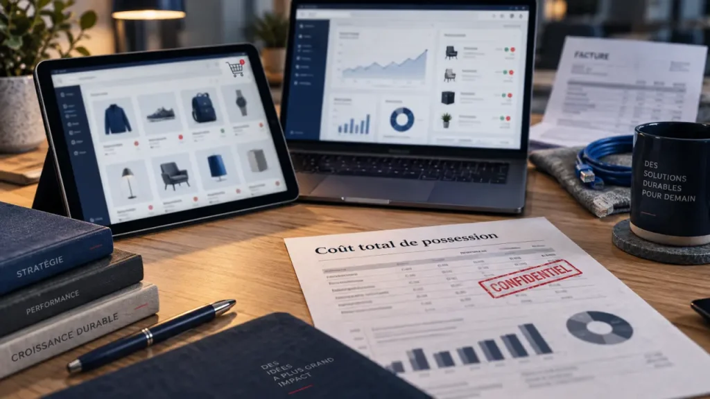Une solution e-commerce se choisit selon votre catalogue, vos flux et votre maintenance