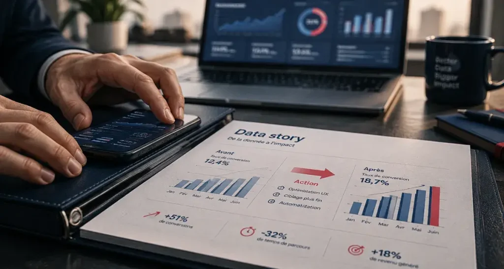 Le data storytelling transforme l’analyse de données en décisions vérifiables