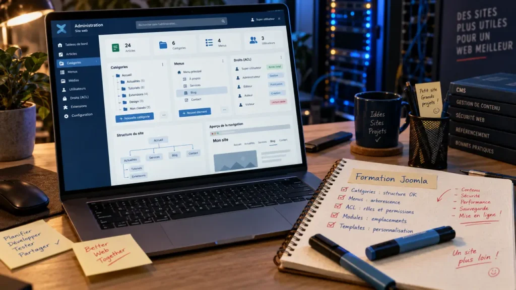 Formation Joomla en ligne : passez de l’installation à l’administration autonome