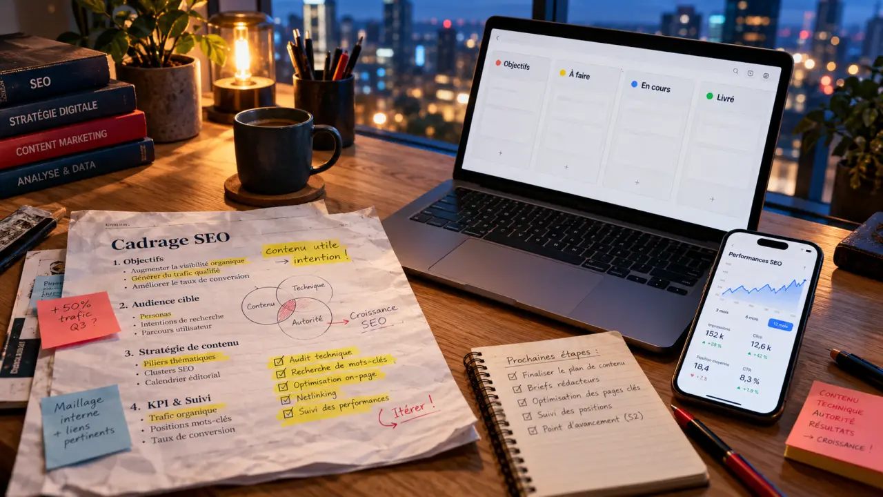 Gestion de projet SEO : audit SEO, plan Kanban et actions en ligne